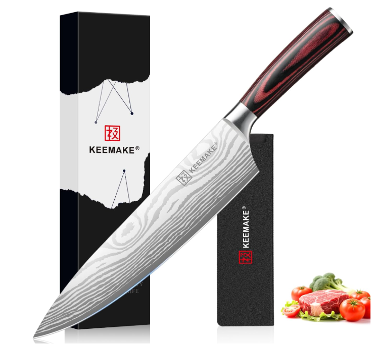 8 Inch High Carbon Stainless Steel Kitchen Knife